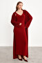 Bordo Liora Double Set – Dress & Cape - 8