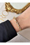 Zircon Stone Mix Gold Bracelet - 2