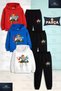 Children's Unisex'Game on Player Colorful' 3-Piece Hooded Tracksuit Set