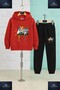 Children's Unisex'Game on Player Colorful' 3-Piece Hooded Tracksuit Set - 4
