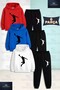 Children's Unisex'Basket Man Black' 3-Piece Hooded Tracksuit Set