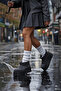 Women's Gray Suede Fur Lined Casual Boots Thick Sole Ankle Short Warm Bootie Comfortable Stylish Shoes - 5