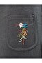 Steel Knit 3 Button Colorful Floral Embroidered Mother's Vest Anthracite - 6