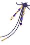 Handmade Suede String Lucky Charm |   Purple, Black and Khaki Green Color Options - 7