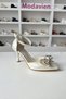 Women's 7 cm Tulle Detail Bridal Shoes (Full Fit) - 4