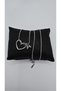 Stainless Steel Silver Color Heart Detailed Letter Necklace – Letter a - 5