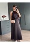 Halter Neck Satin Dress