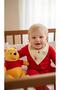 Unisex Baby 100% Cotton Double Layer Bib Drooling Bib - Winni Tiger - 5