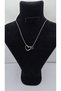 Stainless Steel Silver Color Heart Detailed Letter Necklace – Letter a - 2