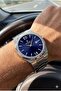 Excellent Modern Men's Wristwatch |   42 mm Steel Case, Navy Blue Dial, 5 Atm - 2