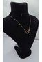 Stainless Steel Gold Color Heart Detailed Letter Necklace – Letter t - 4