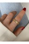 Limited Edition - Zircon Stone Bottom Adjustable Women's Ring - 5