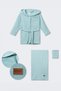 U.S. Polo Assn Baby Girl Green Bathrobe Set