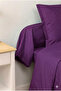 Makiteks 100% Cotton 85X185 cm Purple Large Size Sausage Pillowcase - 4