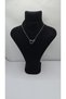 Stainless Steel Silver Color Heart Detailed Letter Necklace – Letter F