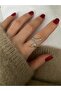 Limited Edition - Zircon Stone Bottom Adjustable Women's Ring - 4