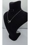 Stainless Steel Silver Color Heart Detailed Letter Necklace – Letter F - 3
