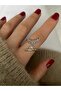 Limited Edition - Zircon Stone Bottom Adjustable Women's Ring - 2