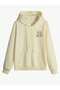 Women's Back Printed Hooded Sweatshirt - 3