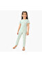 Star Print T-shirt and Pyjama Set
