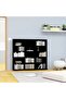 CD Cabinet Black 100x23x89.5 cm Engineered Wood