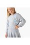 Girls Star Sequinned Sweater with Skirt and Stockings Set - Wool - Long Sleeves - Crew Neck - 5