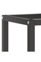 Work Bench Frame Matte Black and Matte Red 210x50x79 cm Metal - 6