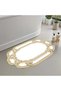 Bath Mat, Soft Bathroom Rug, Non-Slip Dot Backing, Washable - 60X100
