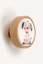 Dalmatian Dog Wooden Children's Room Handle