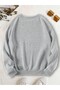 Basic Circular Neck Women's Sweatshirt - 2