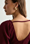 Mini Dress with Wide Sleeves and Back Detail - 2