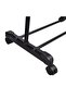 Clothes Rack | Silver, Black | Stainless Steel, PP Plastic | Adjustable - 2