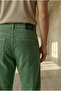 Men's Baggy Fit Comfortable Fit Velvet Khaki Trousers - 3
