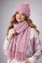 Women, 3-Piece Knitting Set - Scarf, Beanie, Sweater