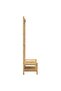 Clothes Rack with Shelves 103x40x183 cm Bamboo - 5