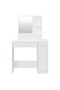 Dressing Table with Mirror White 86.5x35x136 cm - 5
