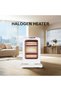 Halogen Electric Heater, 1200W Power - 2