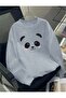 سويت شيرت برقبة دائرية للجنسين مطبوع عليه AYICIK للنساء/الرجال