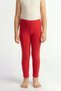 Girls' Ribbed Knit Transitional Pocket Sports Leggings