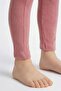 Girls' Ribbed Knit Transitional Pocket Sports Leggings - 4