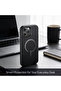 iPhone 15 Pro Max Leather Case, MagSafe, Slim Fit, Durable, Metal Buttons, - 5