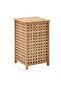 Laundry Bin 39x39x65 cm Solid Walnut Wood - 3