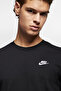 Nsw Club Tee Men's Long Sleeve Sport T-Shirt Black Ar5193-010 - 4