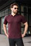 Plum Polo Neck Knitwear Men's T-Shirt E7461 - 2