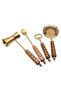 4-Piece Wood Stand Cocktail Preparation Set - 8