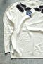 Cream Ballerina Collar Long Sleeve Patterned Thin Casual Knitwear Sweater 65 60 - 7