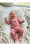 100% Cotton Cute Embroidered 3-6-9 Newborn Gift Baby Girl 3-Piece Romper - 3