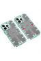 Mtxdpn iPhone 14 Pro Max Case Mechanical Bumper Cover (160240) - Green