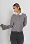 Polo Neck Striped Basic Tshirt