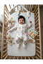 مطبوع بدلة أطفال بأكمام طويلة مزودة بأزرار كبس - 2